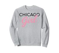 Chicago Girl Illinois Mujeres Chica Divertido Hogar Chi Town City Sudadera