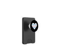 Chicago Heart Flag Pride Windy City Illinois Loop North Side PopSockets PopWallet para MagSafe