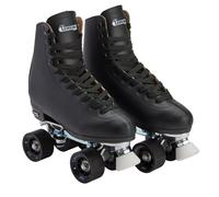 CHICAGO Hombres de Cuero Forrado Patinaje Skate, Color Negro, Unisex, Negro