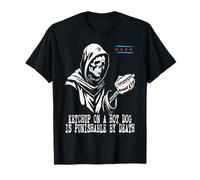 Chicago Hot DOG - NO KETCHUP on a Chicago Hot Dog Camiseta