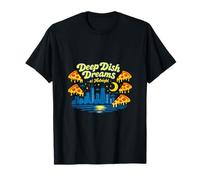 Chicago IL Deep Dish Dreams Pizza Horizonte Camiseta