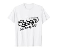 Chicago IL La Ciudad del Viento para Hombres y Mujeres. Camiseta