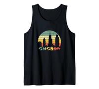 Chicago Illinois Horizonte Paisaje Urbano Medio Oeste Estados Unidos Windy City Camiseta sin Mangas