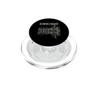 Chicago Illinois Skyline City Reflection Urban PopSockets PopGrip para MagSafe