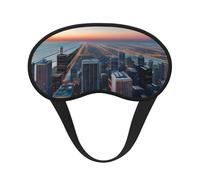 Chicago Illinois USA 1 - Antifaz para dormir de lado, con forma de copa, para hombres y mujeres