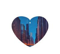 Chicago Night Printing - Ambientador para coche, 10 hojas perfumadas para colgar