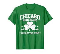 Chicago Northside Lucky Paddy Irish Shamrock Día de San Patricio Camiseta