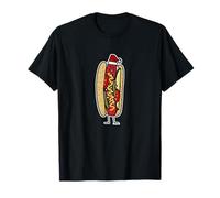 Chicago, Perro Caliente, Navidad, Papá Noel, Sombrero de Amapola, semilla Camiseta
