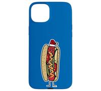 Chicago, Perro Caliente, Navidad, Papá Noel, Sombrero de Amapola, semilla Carcasa para iPhone 15 Plus
