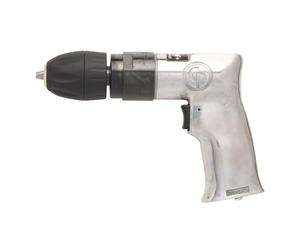 Chicago Pneumatic CP785QC - Taladro eléctrico de aire, herramientas eléctricas y mejoras para el hogar, 3/8 pulgadas (10 mm), portabrocas sin llave, carcasa de aluminio, mango de pistola, 0.5 HP / 370