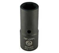 Chicago Pneumatic S412X13FD - Unidad cuadrada de 1/2 pulgada, giro de 3/4 pulgadas x 13/16 pulgadas, profundo, 6 puntos, enchufe de impacto