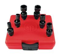 Chicago Pneumatic SS206U - Llave cuadrada de 1/4 pulgadas, SAE, universal, 6 puntos, juego de llaves de impacto (6 piezas)