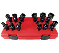 Chicago Pneumatic SS3012U - Llave cuadrada de 3/8 pulgadas, SAE, universal, 6 puntos, juego de llaves de impacto (12 piezas)