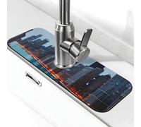 Chicago Print - Grifos de cocina con ventosa para fregadero y baño