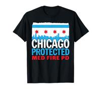 Chicago Protected Med Fire PD, recuerdo de Chicago Camiseta