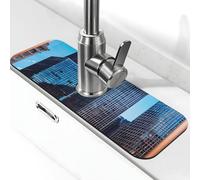 Chicago Reflect Print - Grifos de cocina con ventosa para fregadero y baño