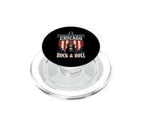 Chicago Rock and Roll Music City Gráfico PopSockets PopGrip para MagSafe