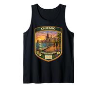 Chicago se muda a Chicago Illinois Chicago IL Hometown Camiseta sin Mangas