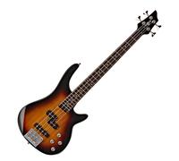 Chicago Short Scale Bass Guitar by Gear4music Sunburst