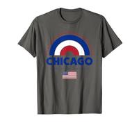 Chicago USA Shirt - Chicago Vintage American City Graphic Camiseta