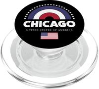 Chicago USA Shirt - Chicago Vintage American City Graphic PopSockets PopGrip para MagSafe