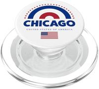 Chicago USA Shirt - Chicago Vintage American City Graphic PopSockets PopGrip para MagSafe