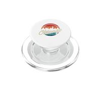 Chicago Vintage Skyline Illinois USA Souvenir PopSockets PopGrip para MagSafe