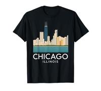 Chicago Windy City Downtown Loop South Side North 312 River Camiseta