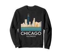 Chicago Windy City Downtown Loop South Side North 312 River Sudadera