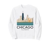 Chicago Windy City Downtown Loop South Side North 312 River Sudadera