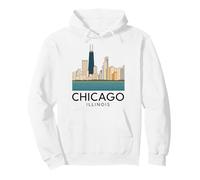Chicago Windy City Downtown Loop South Side North 312 River Sudadera con Capucha