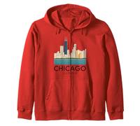 Chicago Windy City Downtown Loop South Side North 312 River Sudadera con Capucha