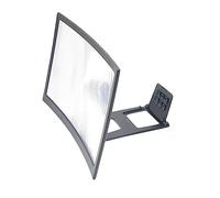 Chicampera 1 pieza amplificador de pantalla curvada para teléfono inteligente ampliador de teléfono móvil soporte de lupa de ojos fácil de llevar para personas mayores