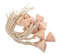 CHICAMPERA 10 Piezas Tapas de Madera Triangulares para Botellas de Perfume de Accesorios para Difusores de Aromas y Decoración Conservación de y Diseño Elegante