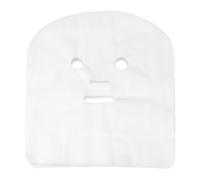 CHICAMPERA 100 Gasas Precortadas Faciales Desechables de Tejido Blanco para Mascarilla Alta Absorción de Epidermis Adecuado para Salones de Belleza y Cuidado Facial Profesional