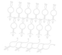 CHICAMPERA 100 Piezas Clips de Cable Multi Función para Gestión y Organización de Cables Abrazaderas Resistentes y Prácticas para Escritorio y Uso