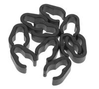 CHICAMPERA 10piezas Clips Para Cable De Micrófono Flexibles y Duraderos Sujeta Cables Organizador Para Soporte De Micrófono Casa y Estudio