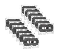 CHICAMPERA 12 Piezas Cinta de Grabación para Reproductor de Cassette de 60 Minutos Calidad de Sonido Prístina y Compatibilidad para Mensajes Personales y Eventos al Aire Libre