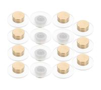 CHICAMPERA 15 Unidades Base Giratoria de Joyería para Manualidades | Latón Dorado, Mini Rodamiento Metálico de 1, 80x1, 80x0, 60cm, Soporte Estable para Joyería y Muñecas
