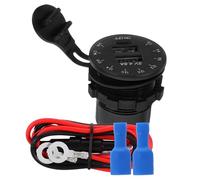 CHICAMPERA 1Pieza Cargador de Coche USB de Dual con Pantalla LED Adaptador de Modificación de Automóvil Cargador Compacto para Teléfonos Móviles