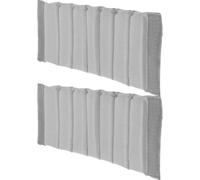CHICAMPERA 2 Divisores Acolchados para Bolsa de Cámara en Terciopelo Gris, Insertos Protectores Absorbentes de Impactos, Organizadores Versátiles para Mochila Cámara y Equipo Fotográfico