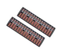 CHICAMPERA 2 Piezas Ábaco Tradicional Barras Cuentas Unidades Accesorio de Educativo para Estudiantes Herramienta Ligera y Duradera para Cálculo y Matemáticas Básicas