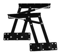 CHICAMPERA 2 Piezas Mecanismo de Mesa Elevadora Plegable Bisagra Hidráulica de Gas en Acero Laminado, Soporte Resistente para Mesas de Centro y Salón Multifuncional