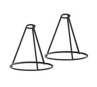 CHICAMPERA 2 Piezas Soporte Triangular de Doble Anillo para Semillas de