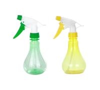 CHICAMPERA 2 Pulverizadores de Agua de Plástico Pp de 250ml Diseño Transparente Herramienta de Riego para Jardinería y Ahorro de Trabajo , Paquete de 2 Unidades Color Color Aleatorio