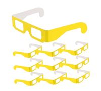 CHICAMPERA 20 Pares Of Rainbow Diffraction Glasses For Festivals Parties And Holiday Lights Paper Glasses To Enhance Your Nighttime Experience
