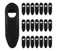 CHICAMPERA 25 Piezas Pasacables para Bicicletas Guía de Cable de Montaña de Plástico Negro, para Cables de Cambio y Freno, Ruta Interna del Cuadro, Bicicleta de Carretera y Trekking Offroad
