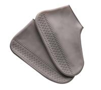 CHICAMPERA 2pares Cubrezapatos Impermeables de Silicona para Exteriores Resistentes al Desgaste y Antideslizantes Funda para Zapatos Protector de Botas para Lluvia y Barro Color Negro Talla