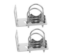 CHICAMPERA 2piezas Soporte De Antena Exterior De Aluminio Montaje Resistente Todo Clima Diseño y Versátil para Instalaciones De Antenas Exteriores