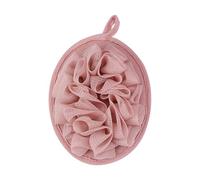 CHICAMPERA 3 Esponjas de Baño Portátiles de Poliéster y Pe Forma de Flor Abundante Espuma para Limpieza Corporal